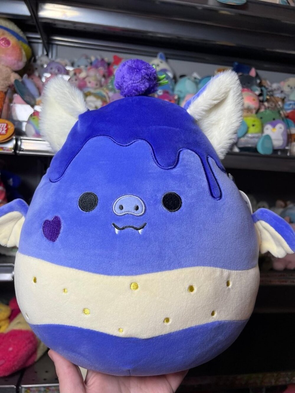 Squishmallows Finklestein 10” Blueberry Bat 2026 NWT